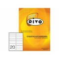 ETIQUETA RIVO 25 X 102 500 UND 25 HJS RC220