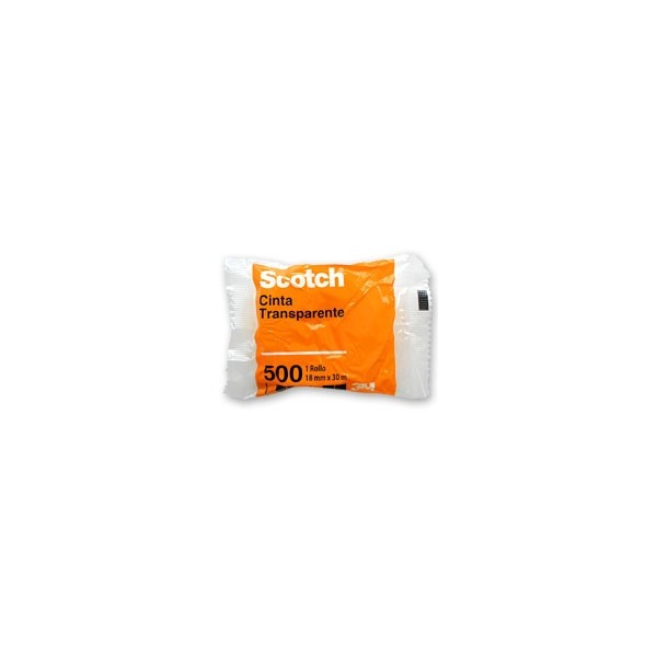 SCOTCH 3M 500 TRANSPARENTE 18X30MT