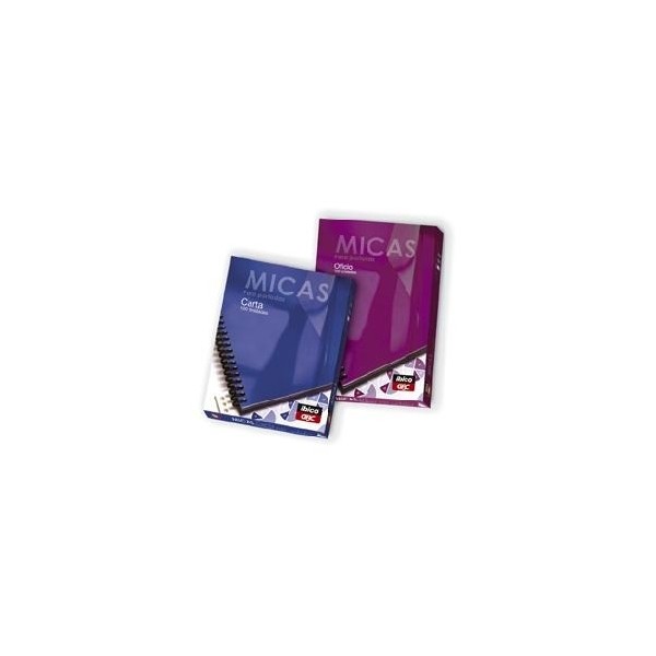 MICA OFICIO LISA NATURAL 100 UNID GBC