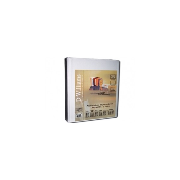 ARCHIVADOR PRESENTACION OFICIO 1" 3 AROS DW BLANCO