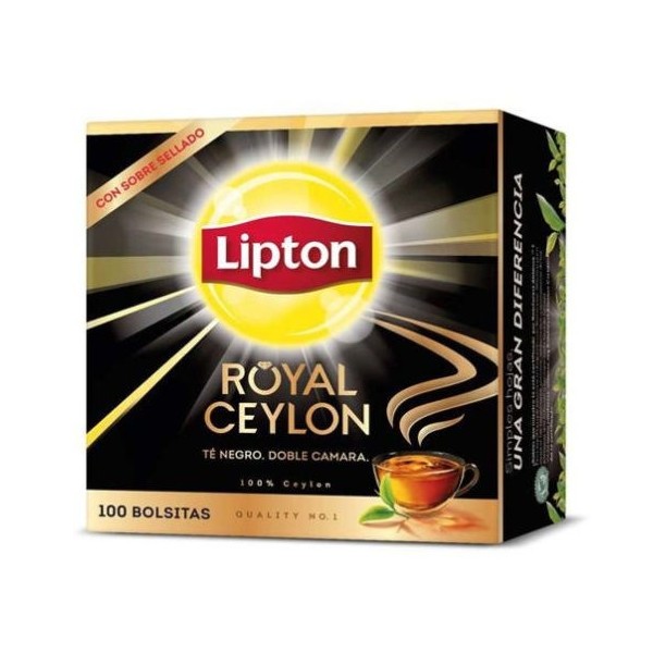 TE LIPTON ROYAL ETIQUETA NEGRA 100 BOLSITAS