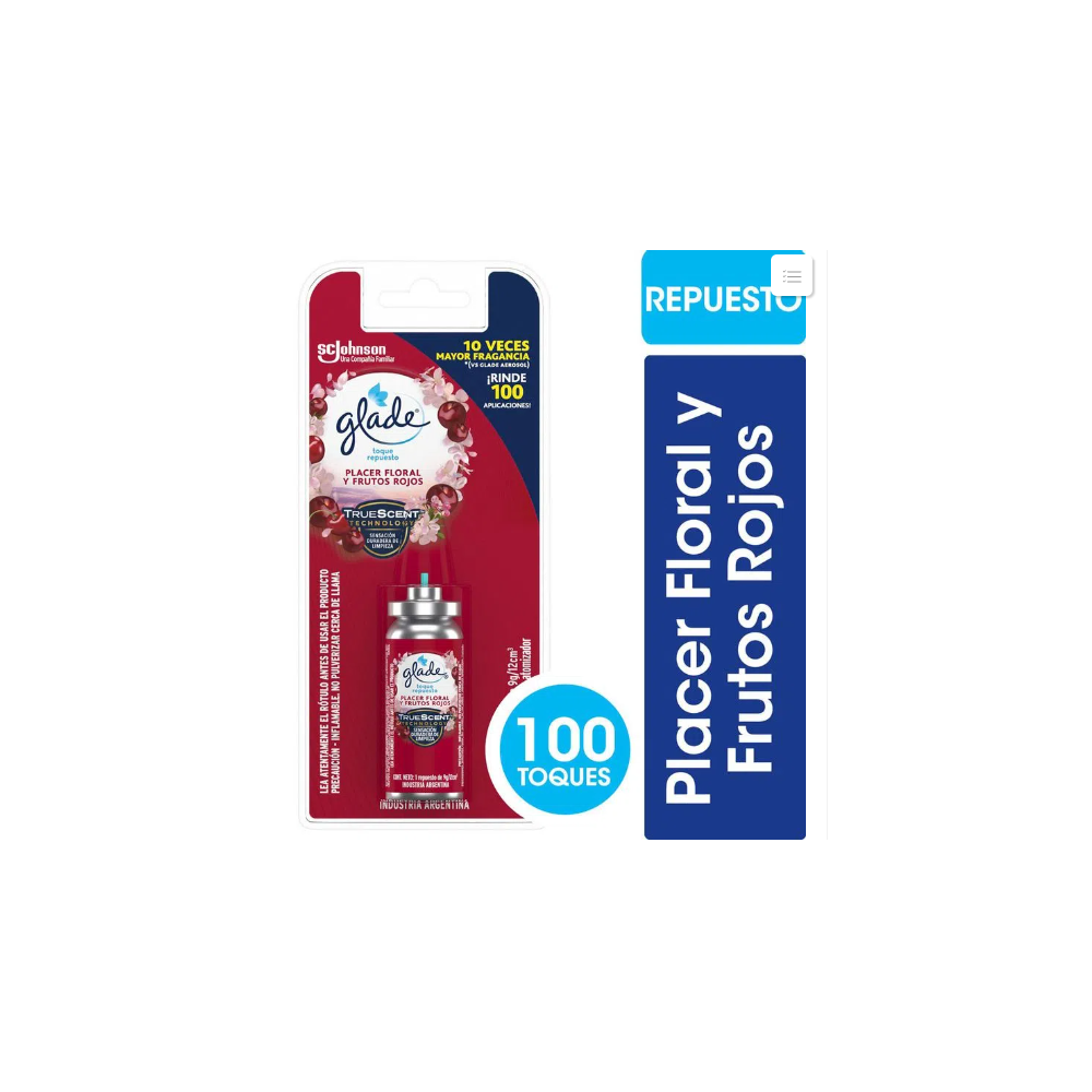 REPUESTO DESODORANTE GLADE TOQUE ( AROMAS )