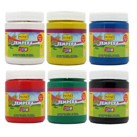TEMPERA GEL 140GR AMARILLA HAND