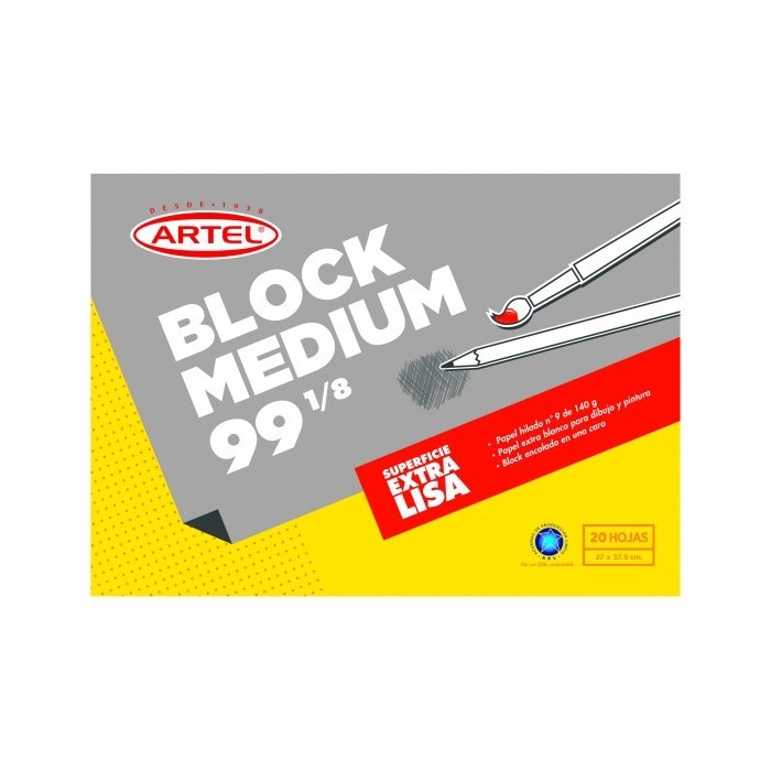 BLOCK DIBUJO N99 1/8 ARTEL...