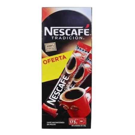 CAFE NESCAFE 1.8 GR - 96 UNIDADES