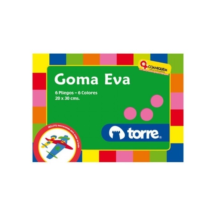 BOLSON GOMA EVA 7 COL 20 x...