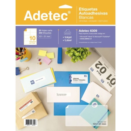 ETIQUETA 101 X 51 10 ETIQUETA 25 HJS ADETEC 6309i