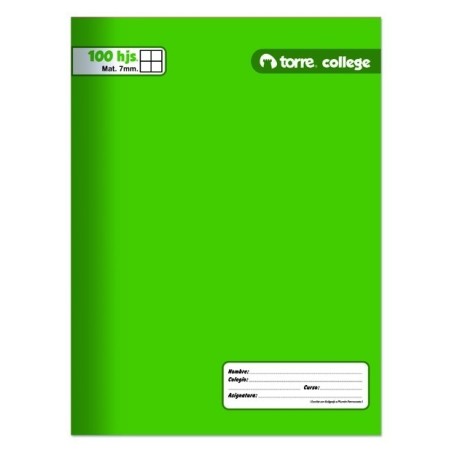 CUADERNO COLLEGE 100HJS CIENCIAS TORRE. 26242i
