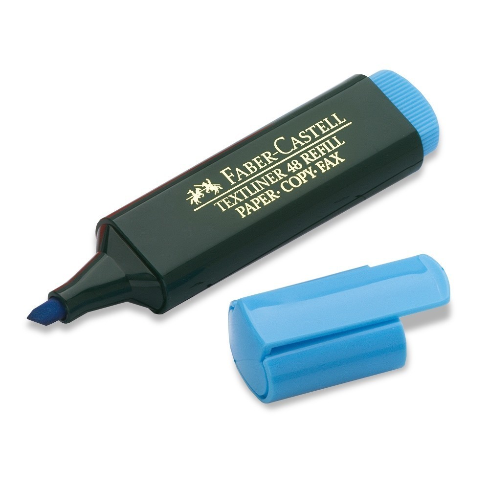 DESTACADOR FABER CASTELL CELESTE 154851i