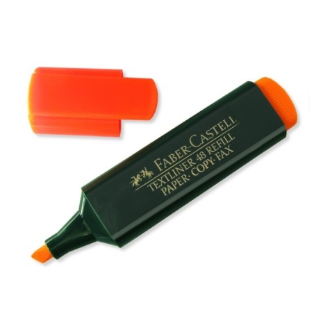 DESTACADOR FABER CASTELL NARANJO 154815i