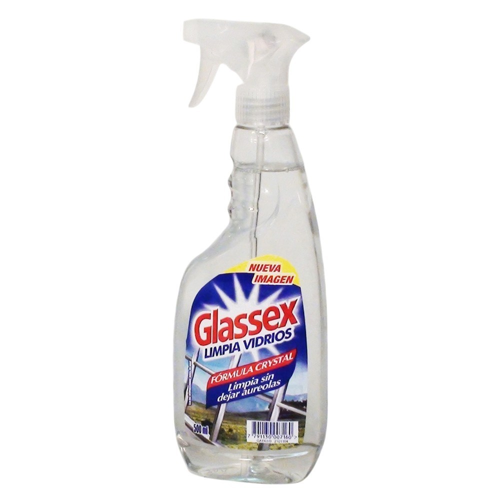 LIMPIA VIDRIOS 500CC GLASSEX GATILLO CRISTAL