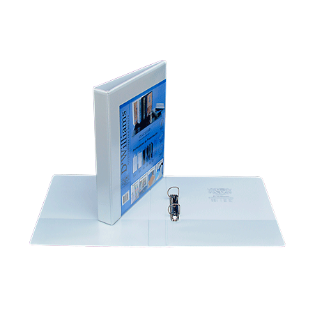 ARCHIVADOR PRESENTACION OFICIO 0.5" 2 AROS DW BLANCO