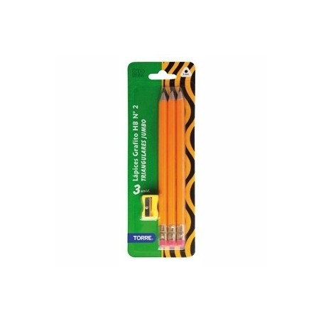 LAPIZ GRAFITO JUMBO TRIAN 3UN TORRE. 23340 GOMi