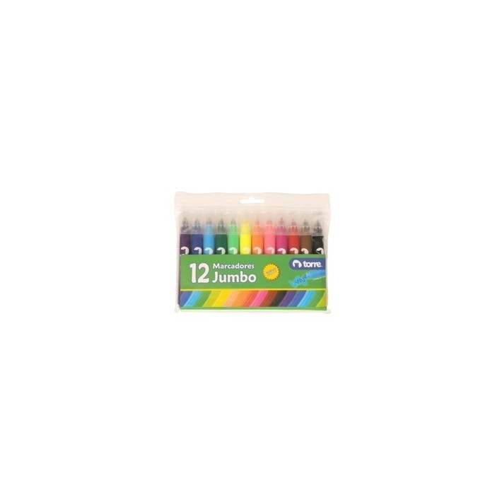 PLUMONES COLOR JUMBO 12 COL...