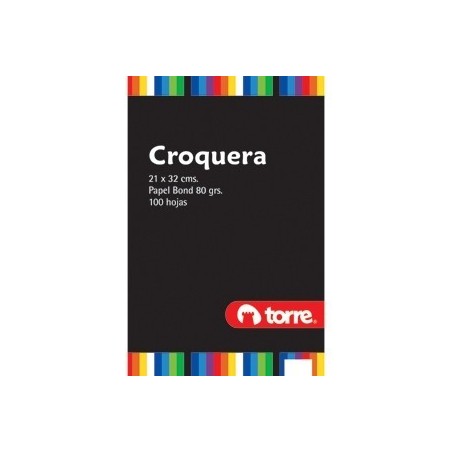 CROQUERA 21 X 32 OFICIO TORRE. 100HJS 17877i