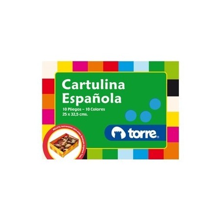 BOLSON CARTULINA ESPANOLA 10COL TORRE. COD.24474i