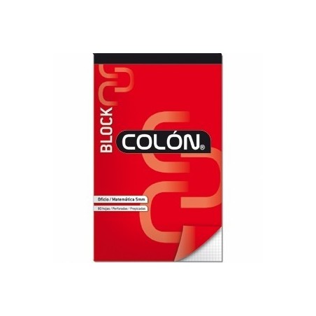 BLOCK OFICIO 5MM 80 HJS COLON 11655i