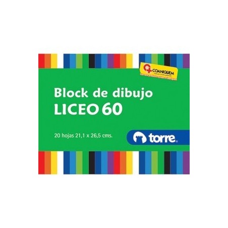 BLOCK DIBUJO LICEO TORRE. 20HJS 17871