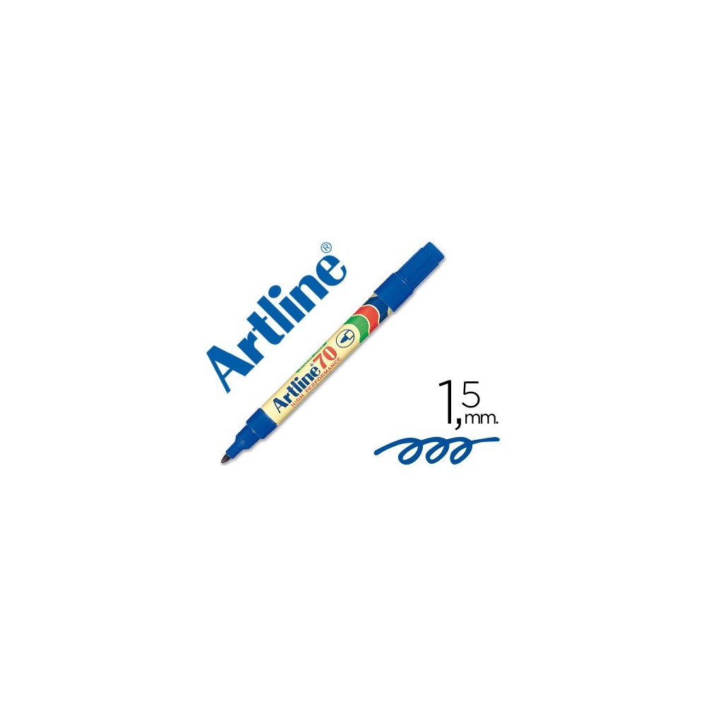 PLUMON PERMANENTE ARTLINE 70 AZUL PTA. REDONDA
