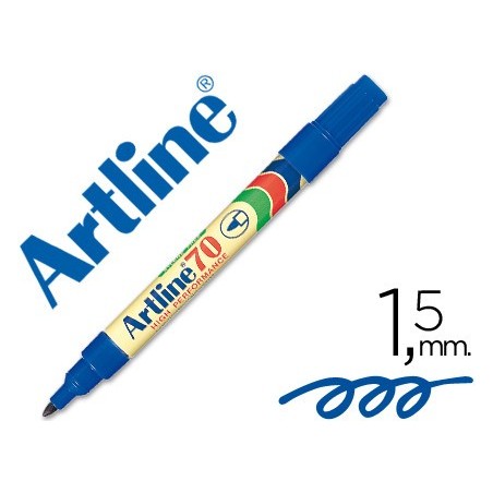 PLUMON PERMANENTE ARTLINE 70 AZUL PTA. REDONDA