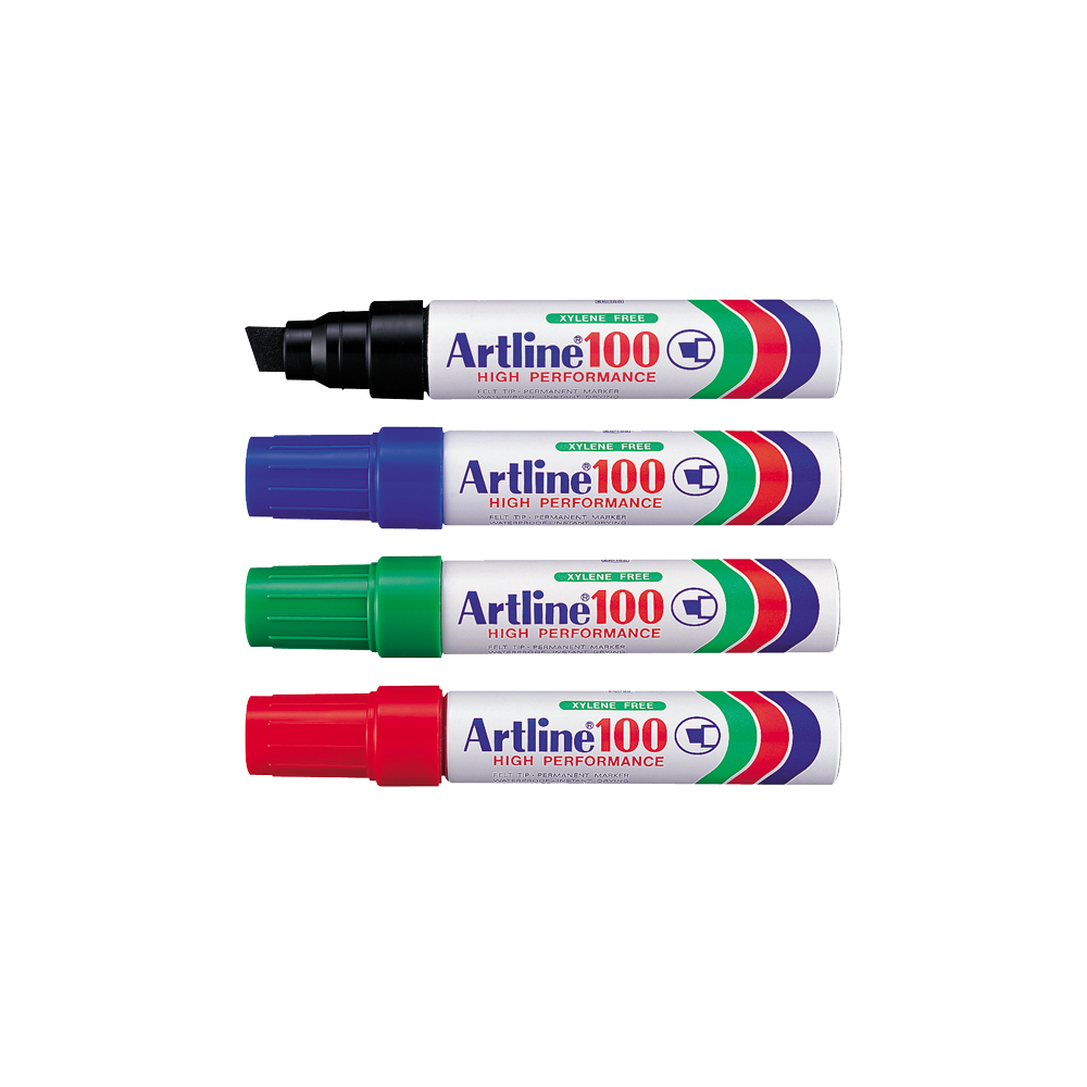 PLUMON PERMANENTE ARTLINE 100 JUMBO VERDE P. BISE