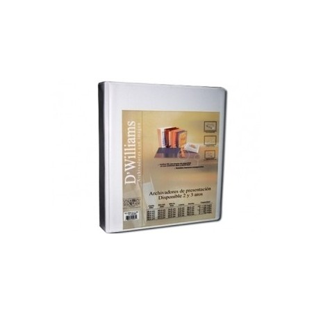 ARCHIVADOR PRESENTACION OFICIO 1" 3AROS DW BLANCOi