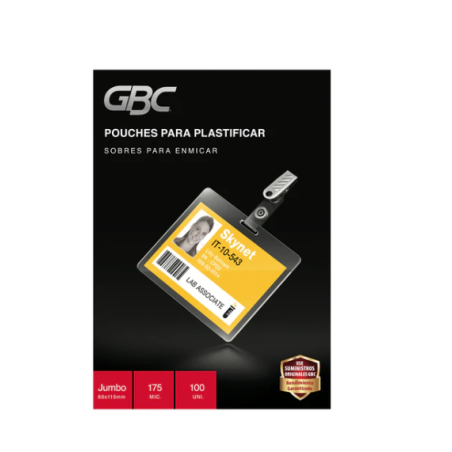 POUCHE CARNET 5MM GBC 65 X 95MM 100UNDi