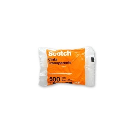 SCOTCH 3M 500 TRANSPARENTE 18 X 25MT
