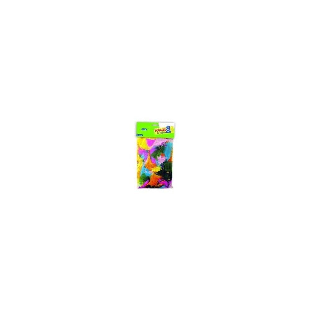MANUALIDAD PLUMAS COLORES SURTIDOS TORRE. 14 UND i
