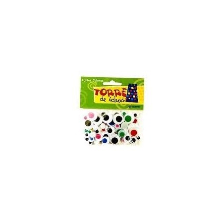 MANUALIDAD OJITOS DE COLORES TORRE. 76 UND i