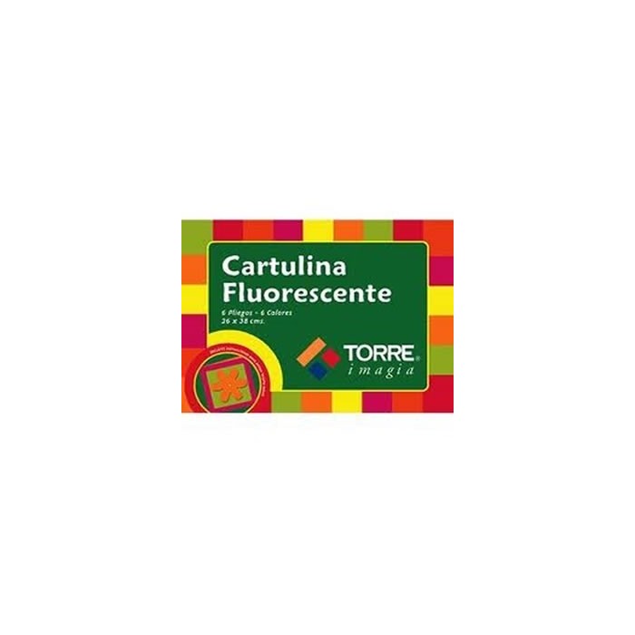 BOLSON CARTULINA FLUOR 6COL...
