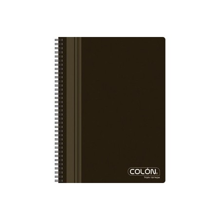 CUADERNO UNIV 7MM 150HJS COLON TRIPLE LISO26853i