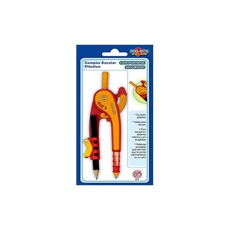 COMPAS PLASTICO PROARTE PTA SEGURIDAD 8118-3  i