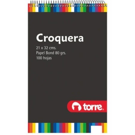 CROQUERA 21 X 27 CARTA TORRE. 100HJS 23120i