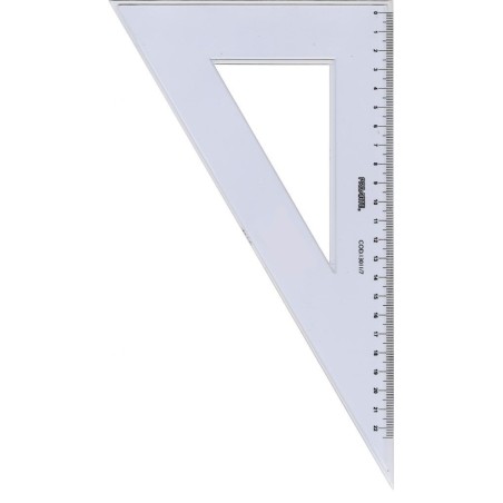 ESCUADRA 60° 25CM PROARTE HUMO 13011-7i