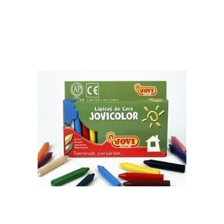LAPICES DE CERA 12 COL JOVI 372131i