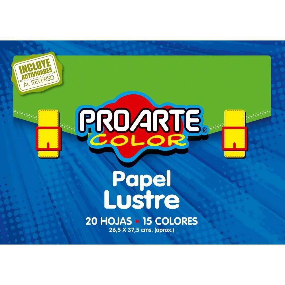 CARPETA PAPEL LUSTRE 20 HJS PROARTE 13015-K
