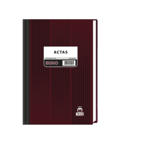 LIBRO ACTAS 200 HJS ART. 591 BUHO