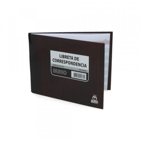 LIBRETA CORRESPONDENCIA 100 HJS ART 181 BUHO