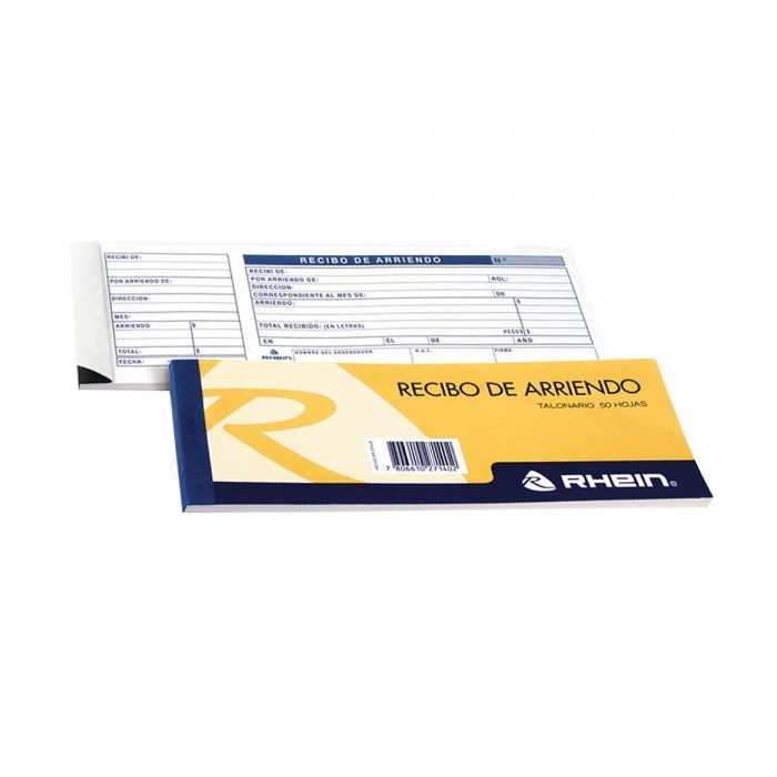 RECIBO DE ARRIENDO 50 HJS...