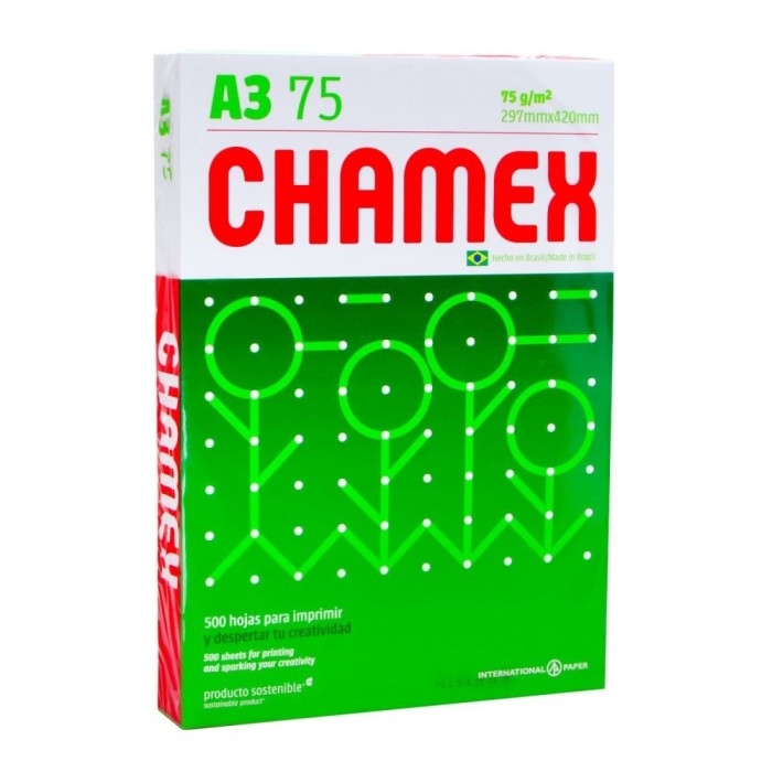 RESMA DE PAPEL A-3 CHAMEX...