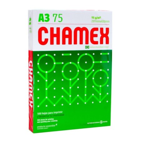 RESMA DE PAPEL A-3 CHAMEX 297X420 75 gr