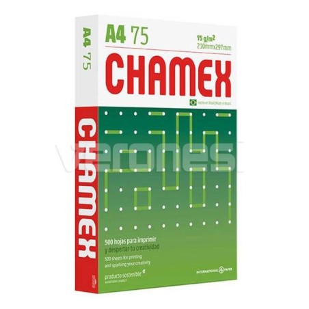 RESMA DE PAPEL A-4 CHAMEX 75 gr