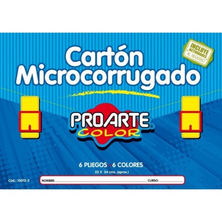 BOLSON CARTON CORRUGADO 6 COL PROARTE 13012i