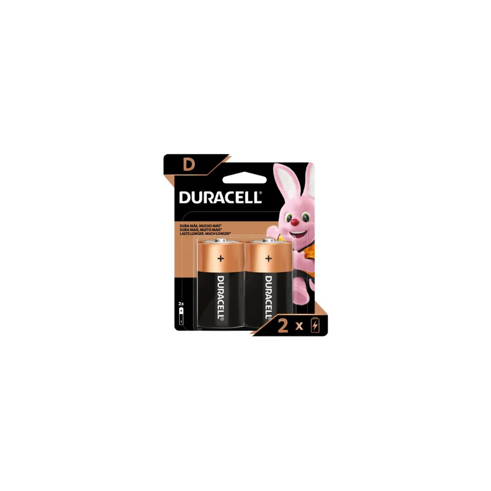 PILAS D DURACELL PACK 2
