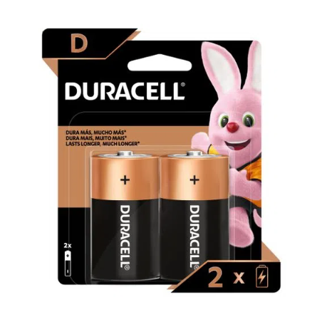 PILAS D DURACELL PACK 2