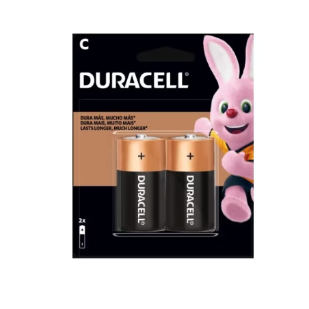 PILAS C DURACELL PACK 2