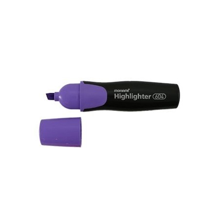 DESTACADOR MONAMI ANATOMICO PURPURA 604