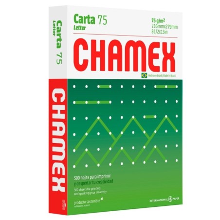 RESMA DE PAPEL CARTA CHAMEX - 75 gr