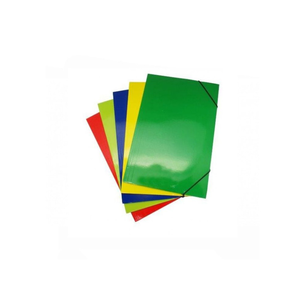 CARPETA C/ELASTICO CARTON VERDE OSCURO BUHO 5005